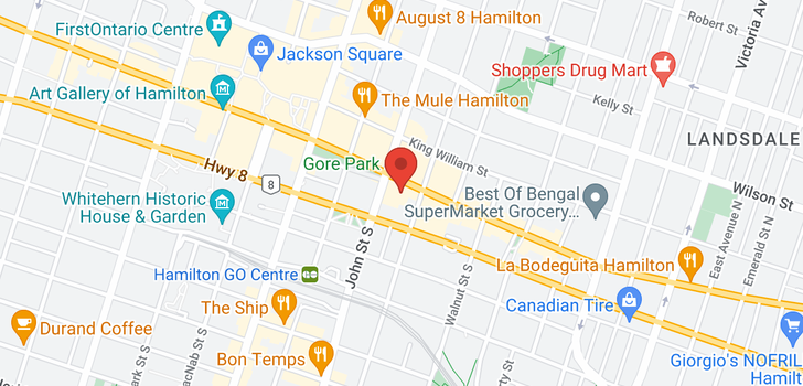 map of #311 -112 KING ST E